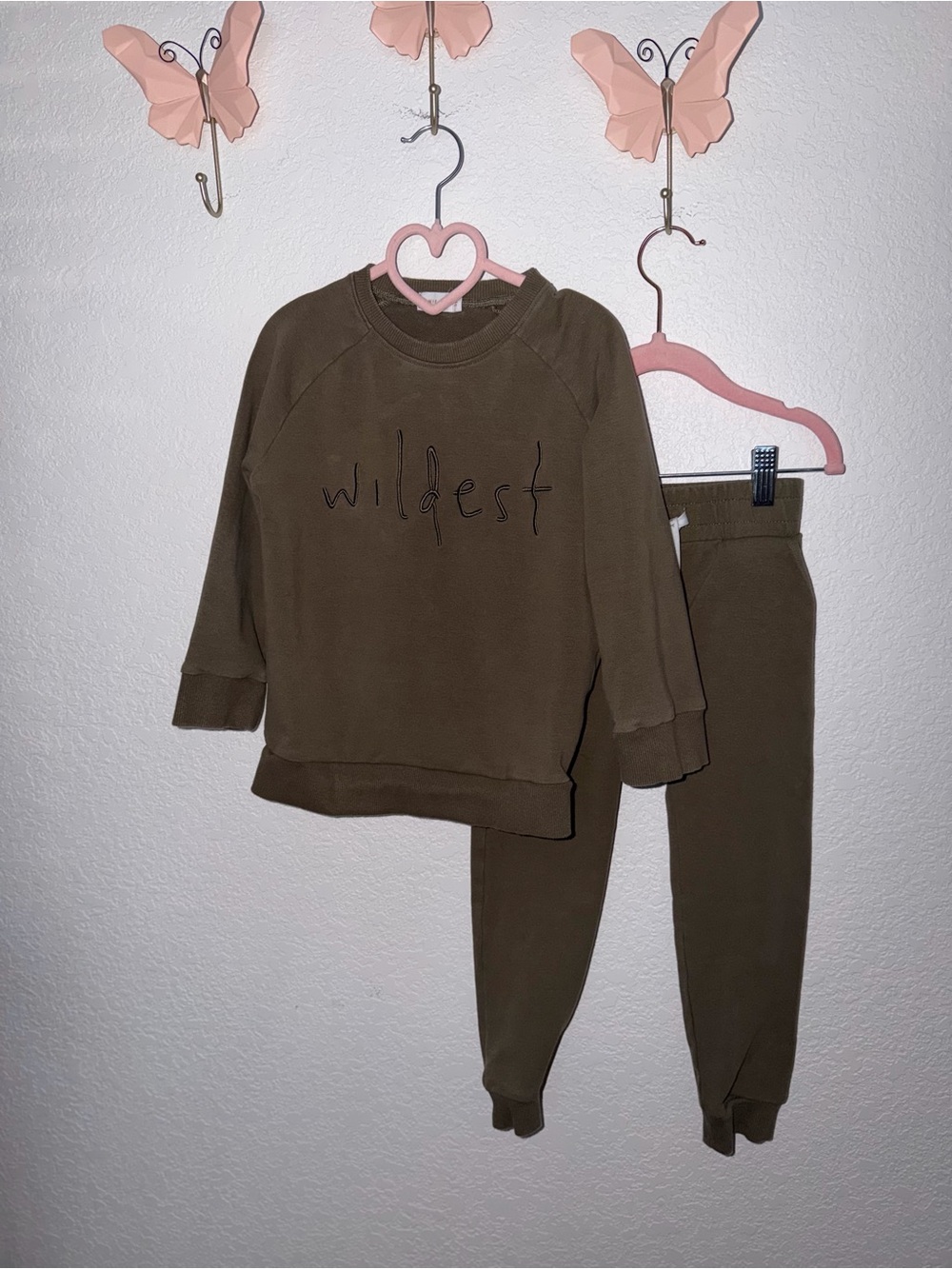 Jamie Kay Olive Sweatshirt and Jogger Set